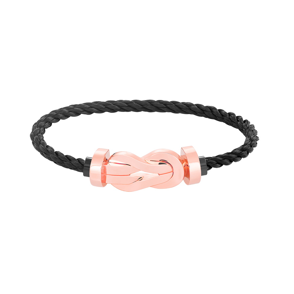 ¡®Lume Jewels¡¯CHANCE LARGE 8 FIGURE BUCKLE NO DIAMOND BRACELET ROSE GOLD