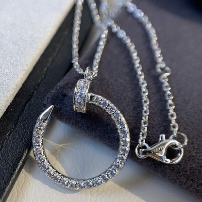 ¡®Lume Jewels¡¯JUSTE NECKLACE SILVER DIAMONDS