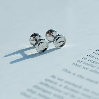 ¡®Lume Jewels¡¯LOVE EARRINGS SILVER 10MM