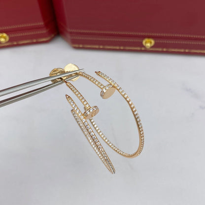 ¡®Lume Jewels¡¯JUSTE EARRINGS FULL DIAMONDS 1.8MM