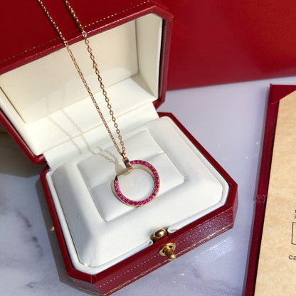 ¡®Lume Jewels¡¯JUSTE NECKLACE GOLD RED DIAMONDS