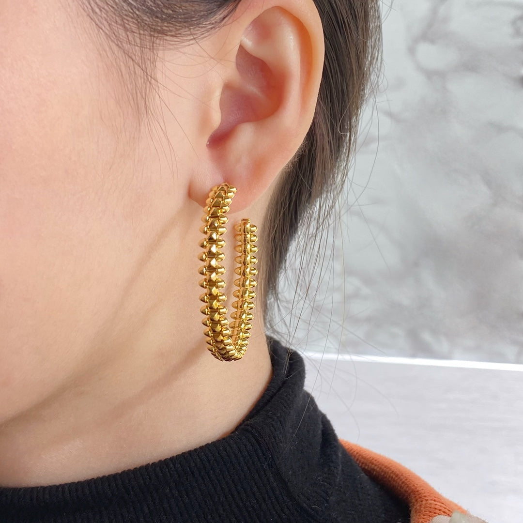 ¡®Lume Jewels¡¯CLASH HOOP EARRINGS