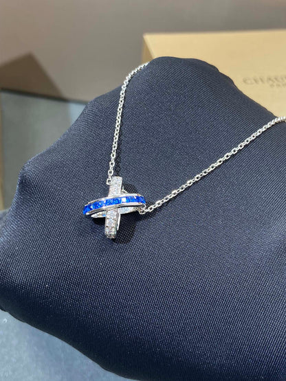 ¡®Lume Jewels¡¯LIENS DIAMOND SILVER NECKLACE