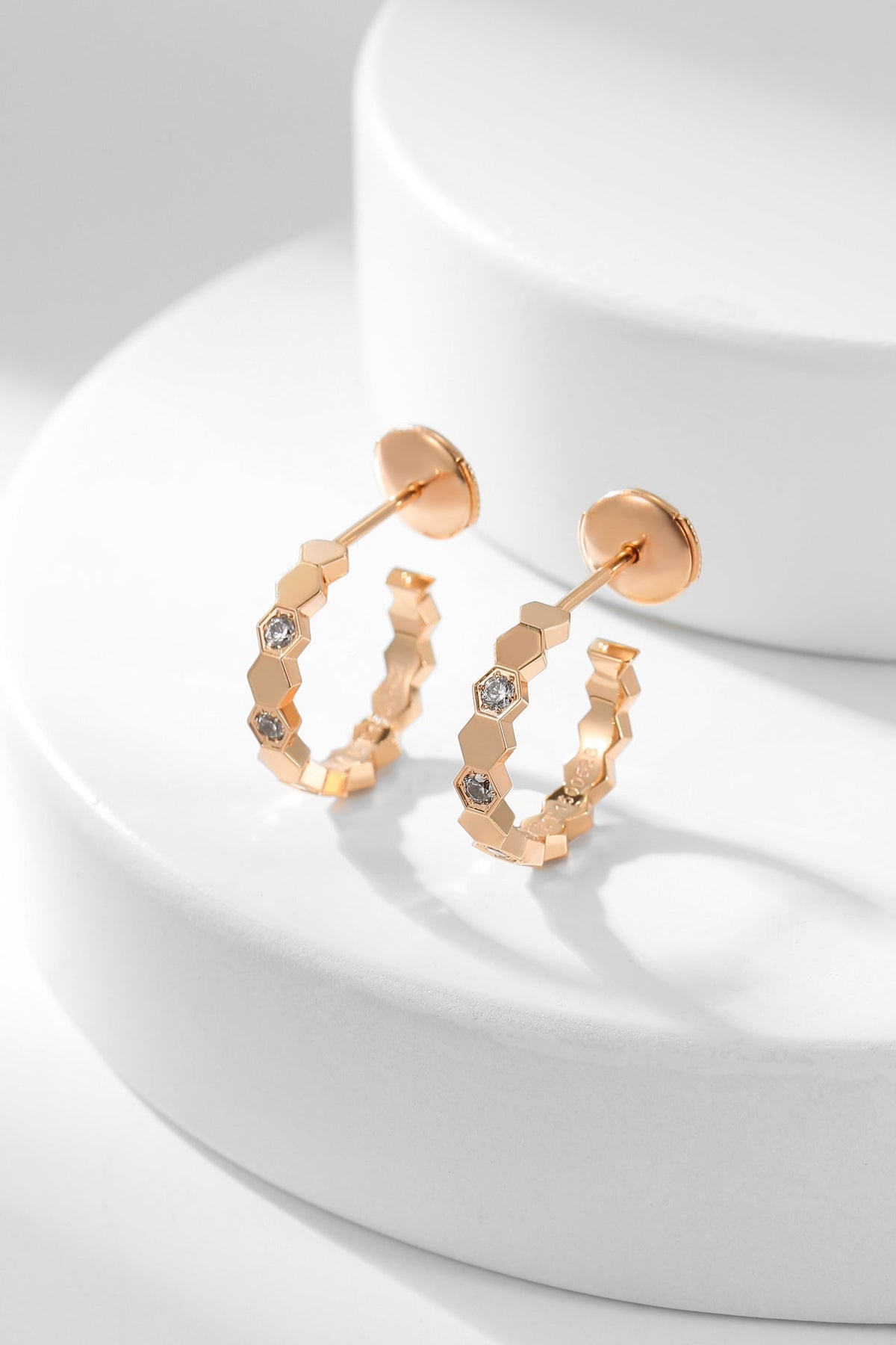 ¡®Lume Jewels¡¯BEE LOVE DIAMOND HOOP EARRINGS