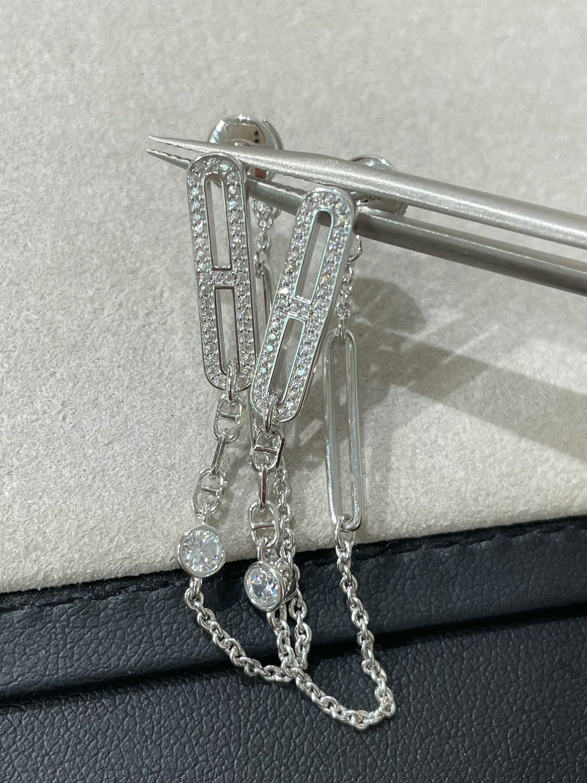 ¡®Lume Jewels¡¯CHAINE CHAOS DIAMOND DROP EARRINGS