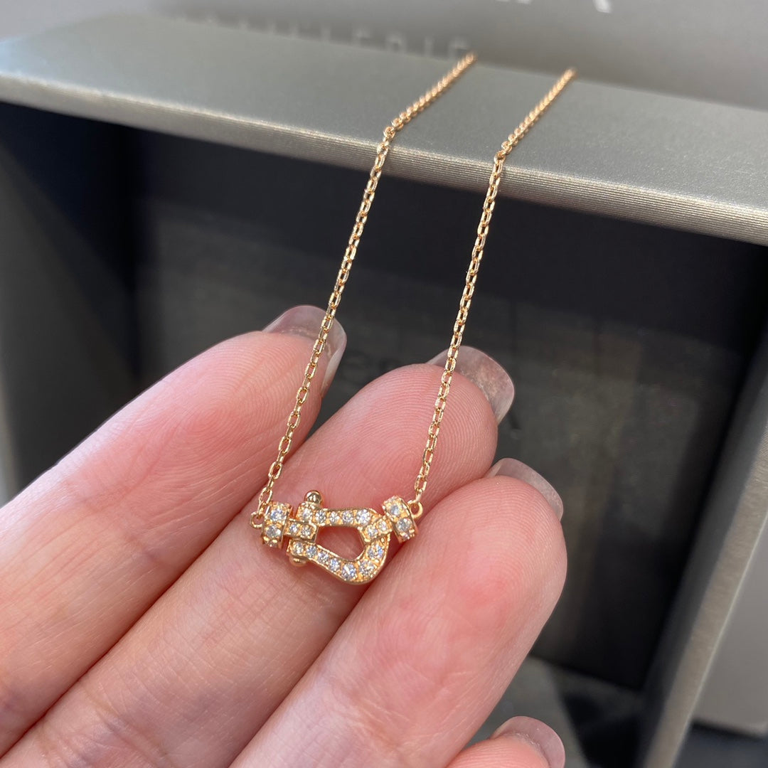 ¡®Lume Jewels¡¯FORCE 10 DIAMOND PINK GOLD NECKLACE MINI MODEL