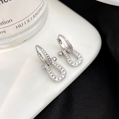 ¡®Lume Jewels¡¯FORCE 10 FULL DIAMOND DROP EARRINGS MEDIUM MODEL