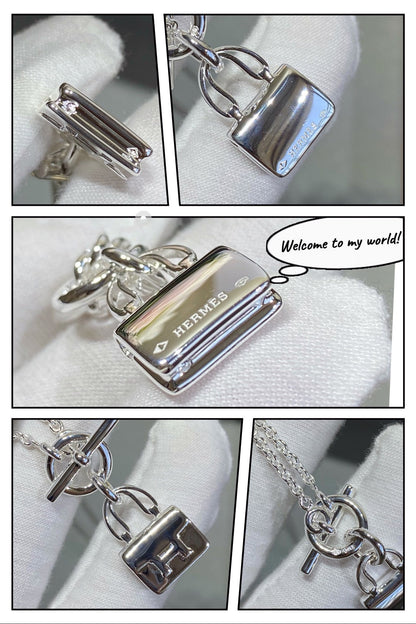 ¡®Lume Jewels¡¯CONSTANCE PEDANT SILVER NECKLACE