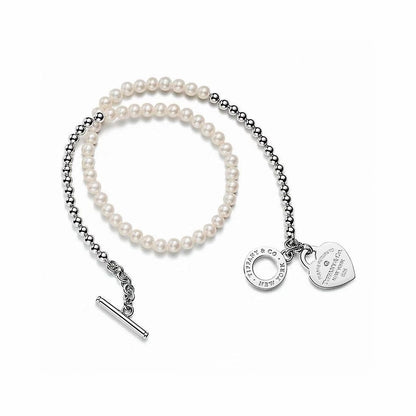 [Lume Jewels] Double-clasp Pearl Necklace、Bracelet