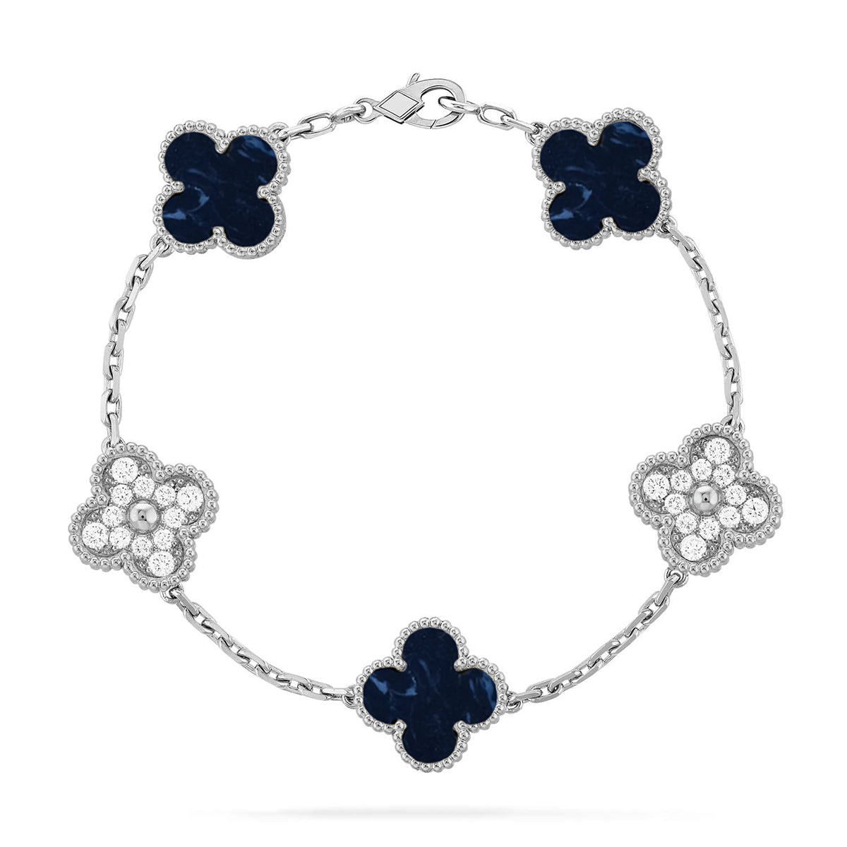 [Lume Jewels]New CLOVER 5 MOTIF PIETERSITE BRACELET COLLECTION