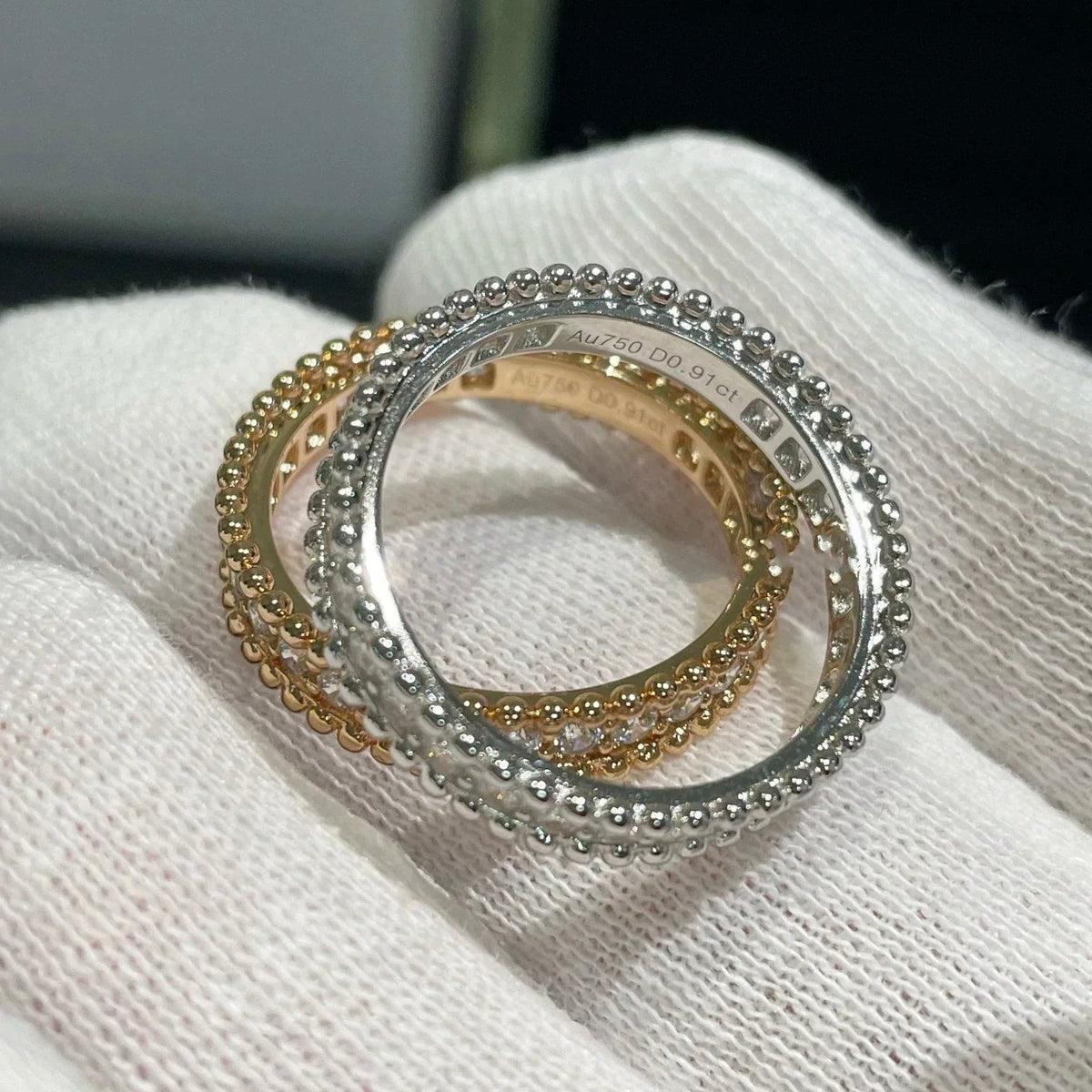 ¡®Lume Jewels¡¯PERLEE DIAMOND SILVER RING