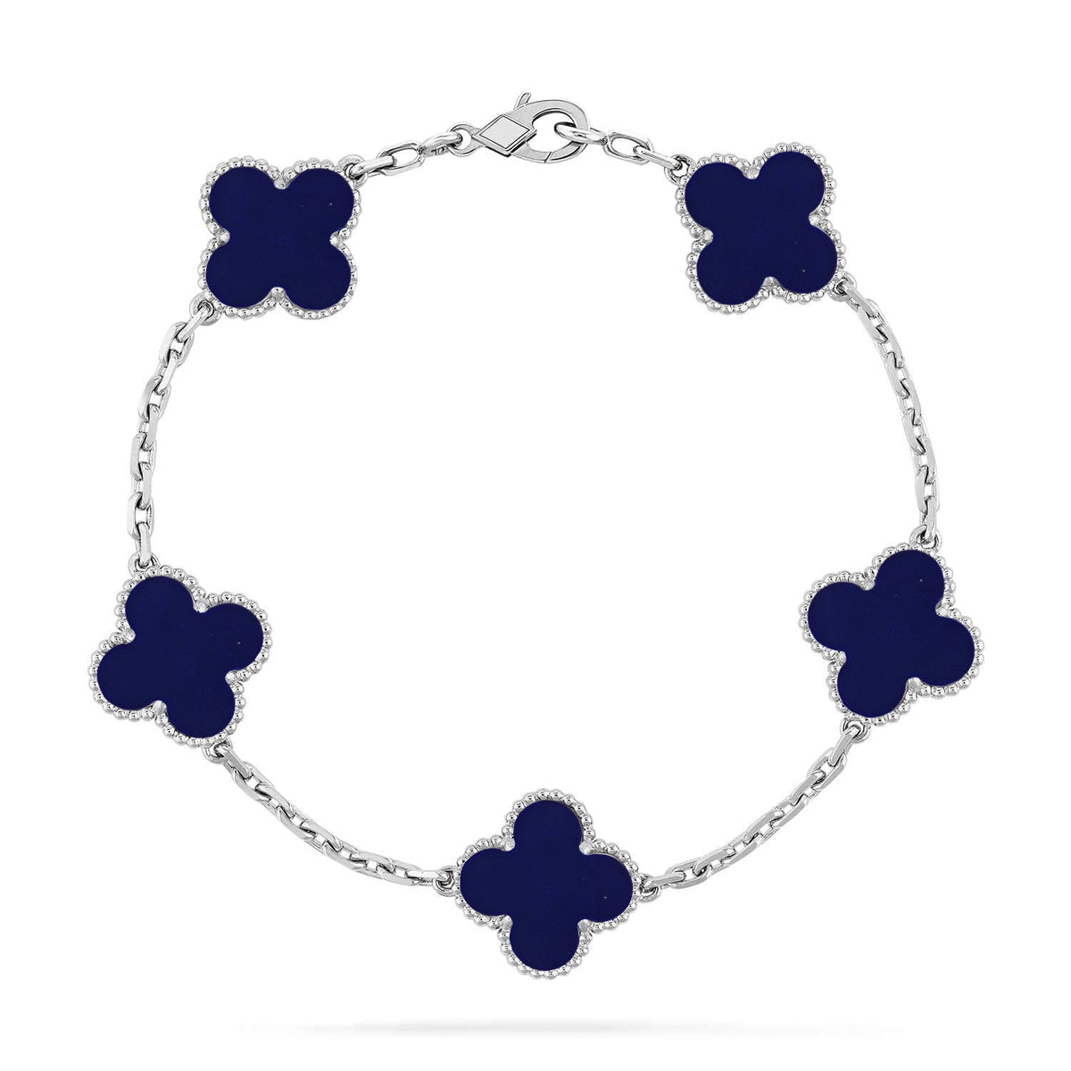[Lume Jewels]New CLOVER 5 MOTIF LAPIS LAZULI BRACELET COLLECTION