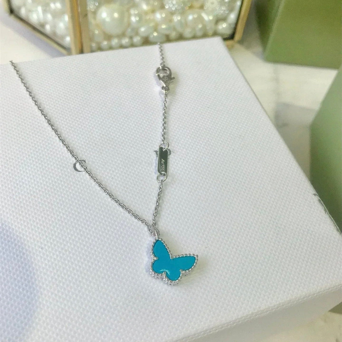 ¡®Lume Jewels¡¯BUTTERFLY TURQUOISE BUTTERFLY BRACELET SILVER