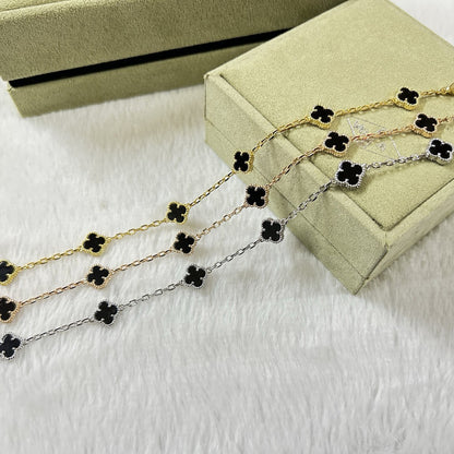 [¡®Lume Jewels¡¯]CLOVER 6 MOTIF  ONYXS BRACELET