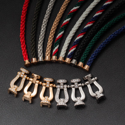 ¡®Lume Jewels¡¯FORCE LARGE HORSESHOE FULL DIAMOND BRACELET ROSE GOLD