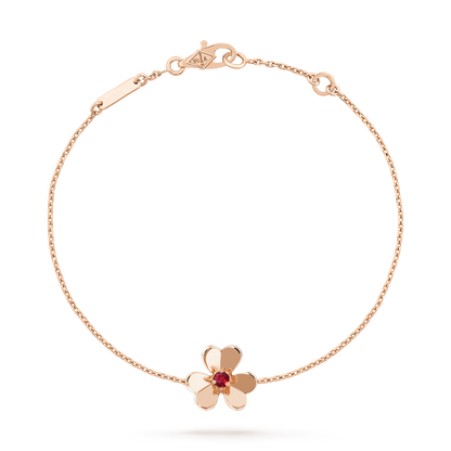 ¡®Lume Jewels¡¯FRIVOLE GOLD FLOWER PINK MALACHITE BRACELET