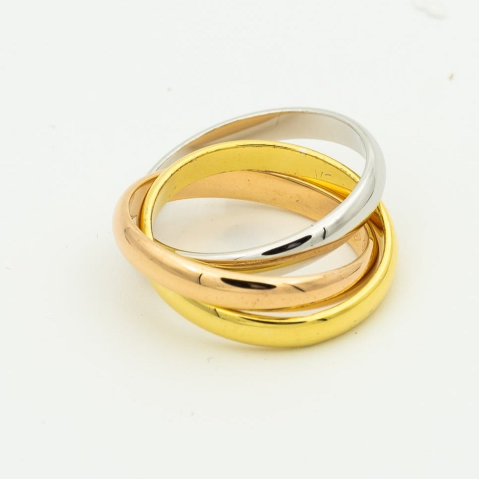 ¡®Lume Jewels¡¯TRINITY RING GOLD PINK GOLD SILVER