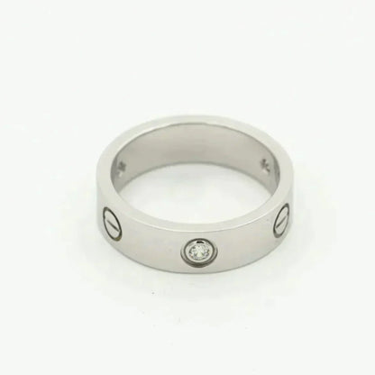 ¡®Lume Jewels¡¯LOVE RING 5.5MM 3 DIAMONDS SILVER