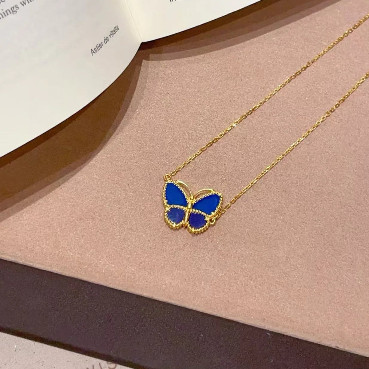 [Lume Jewels] 2026 NEW LUCKY BUTTERFLY 1 MOTIFS NECKLACE