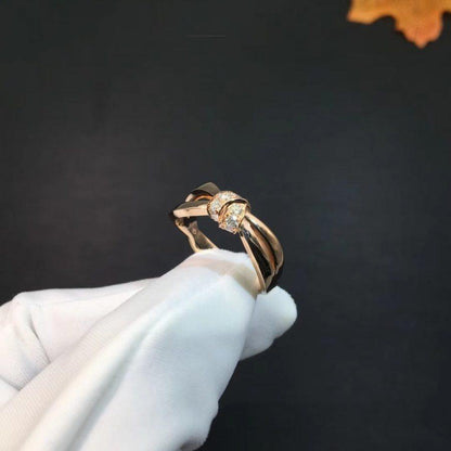 ¡®Lume Jewels¡¯LIENS RING PINK GOLD DIAMOND