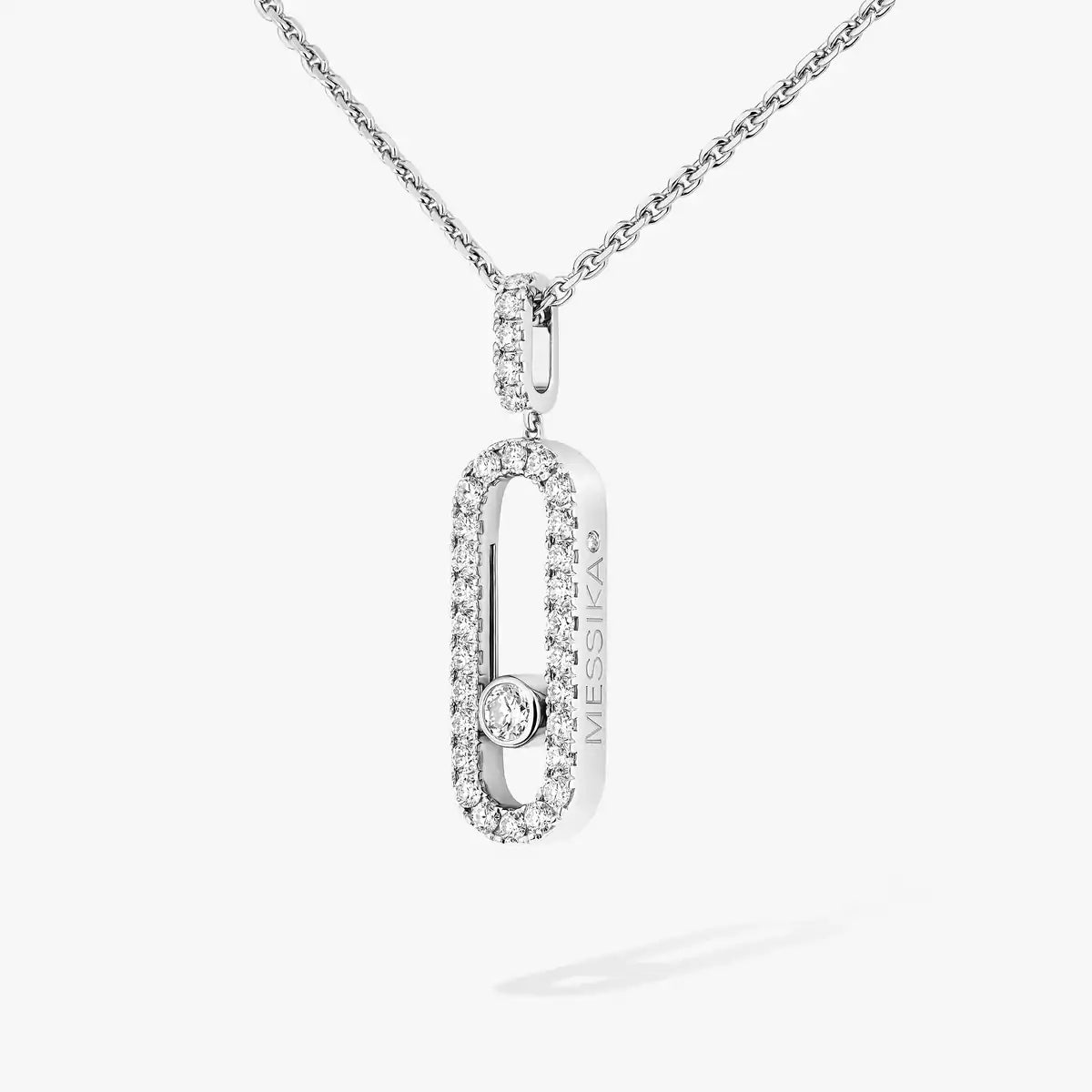 [Lume Jewels]Move Uno Diamond Necklace in Rose Gold
