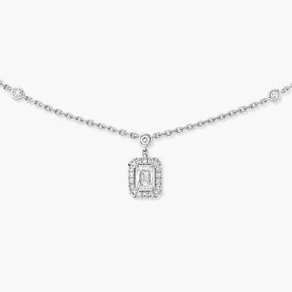 [Lume Jewels]My Twin Diamond Necklace in Silver