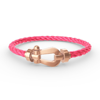¡®Lume Jewels¡¯FORCE LARGE HORSESHOE NO DIAMOND BRACELET ROSE GOLD