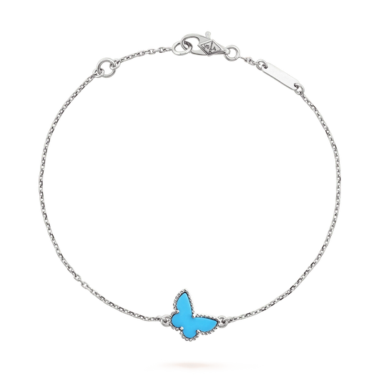 ¡®Lume Jewels¡¯BUTTERFLY TURQUOISE BUTTERFLY BRACELET SILVER
