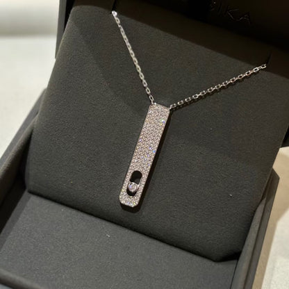 [Lume Jewels]MY FIRST DIAMOND PAVED NECKLACE